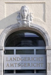Eingang Landgericht